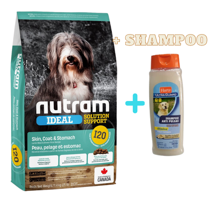 Nutram I20 Ideal Sensitive Skin Coat & Stomach 11.4 Kg