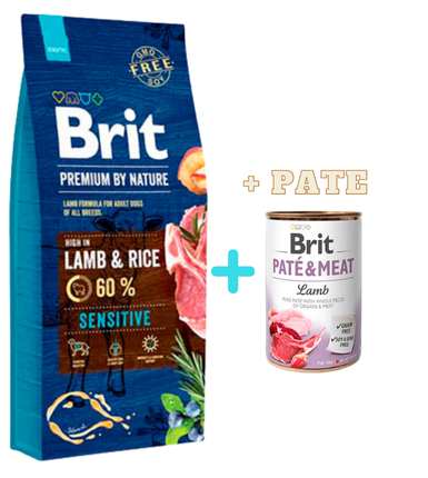 Brit Premium By Nature Sensitive Lamb 12Kg